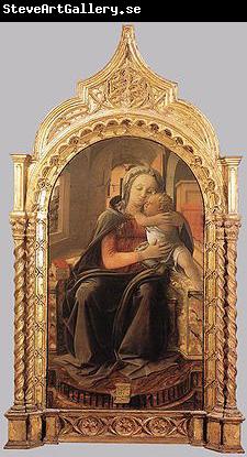 Fra Filippo Lippi Madonna and Child Enthroned